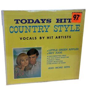 Hit Artists Todays Hits Country Style (Vinyl) Stereo-Fidelity SF 32300 VG LP